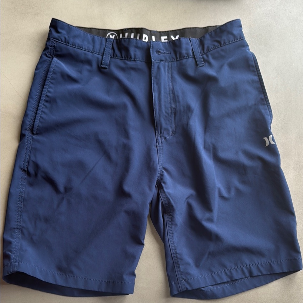 Hurley Blue Hybrid Shorts Versatile Lightweight Design NEW without tags